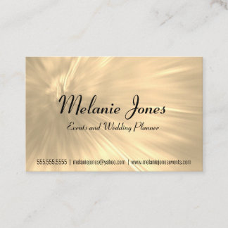 Pale Gold Explosion Business Card