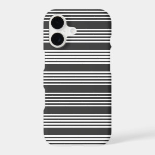 Pale green and beige five stripes pattern iPhone 1