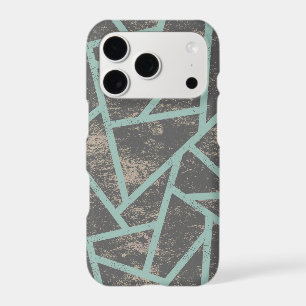 Pale green and grey mosaic pattern
