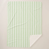Pale green and white candy stripes