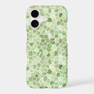 Pale Green Cobbled Patchwork Terrazo Pattern