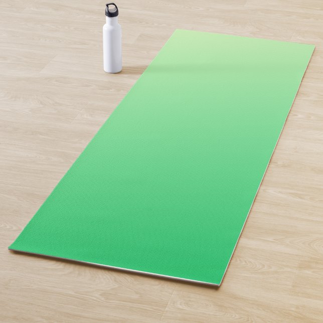 Pale green gradient Colour  Yoga Mat (Creator Uploaded)