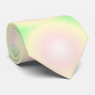 Pale Green Rose White 3D Optical Gradient Pattern Tie