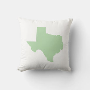 Pale Green Texas Cushion
