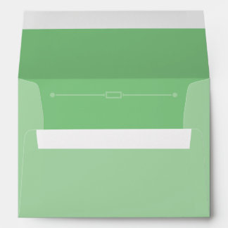 Pale Green Wedding Envelope