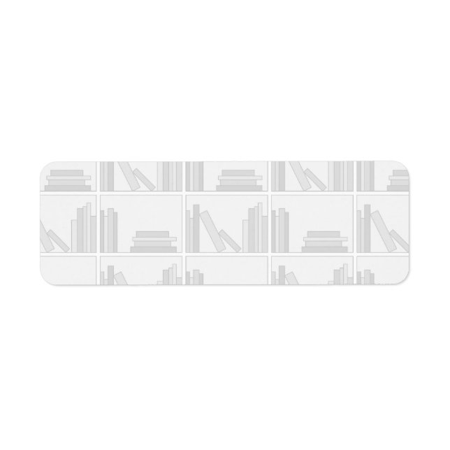 Pale Grey Books on Shelf. (Front)