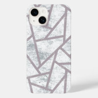 Pale grey mosaic pattern