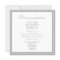 Pale Grey Wedding Accommodations Card
