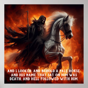 Pale Horse and Rider Poster