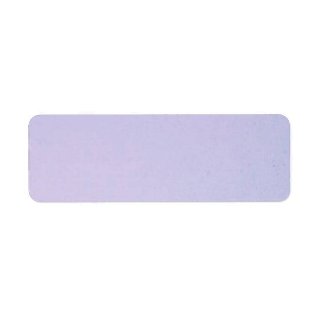 Pale Lavender Blank Customisable Label (Front)