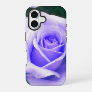 Pale Lavender Purple Rose iPhone 16 Case