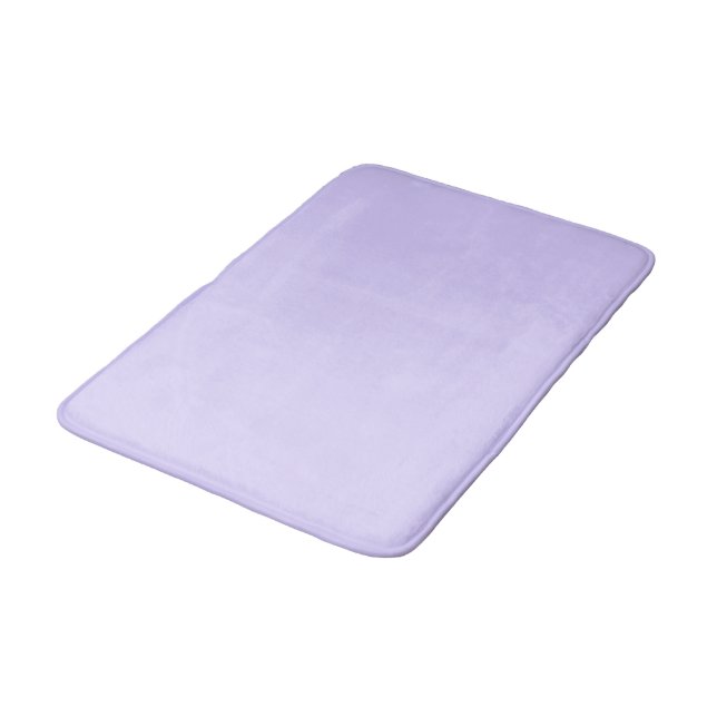 Pale Lavender Solid Colour Bath Mat (Angled)