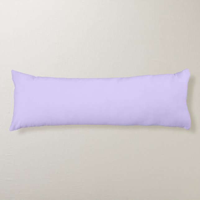 Pale Lavender Solid Colour Body Cushion (Front)