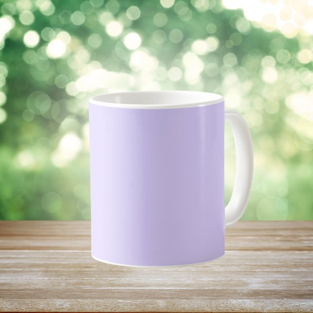 Pale Lavender Solid Colour Coffee Mug (Creator Uploaded)