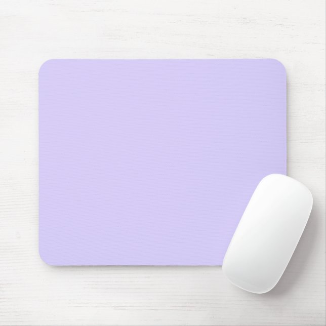 Pale Lavender Solid Colour Mouse Mat (With Mouse)