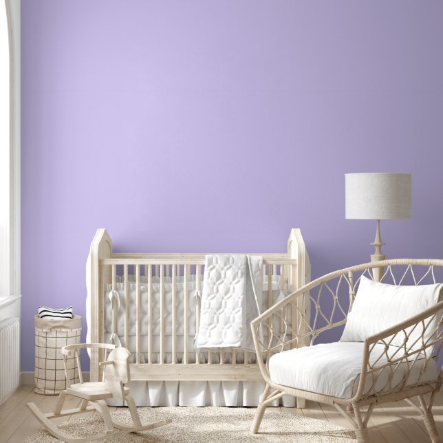 Pale Lavender Solid Colour Wallpaper (Kids)