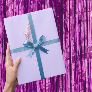 Pale Lavender Solid Colour Wrapping Paper