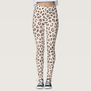 Pale Leopard Leggings