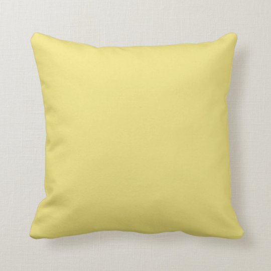 Pale Light Yellow Decorative Couch Throw Pillows Zazzle Co Uk