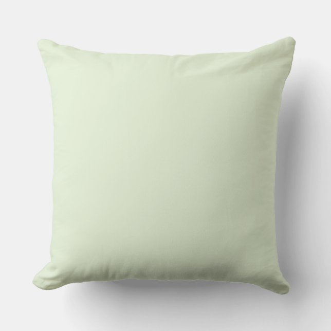 Pale Mint Green Cushion (Front)