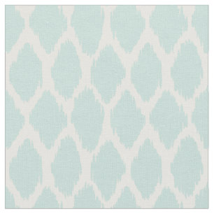 Pale Mint Green Ogee Pattern Fabric