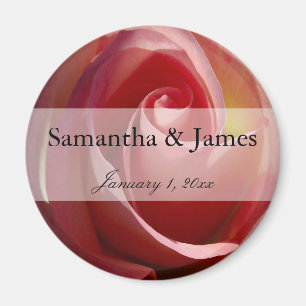 Pale Moon Rose Magnet