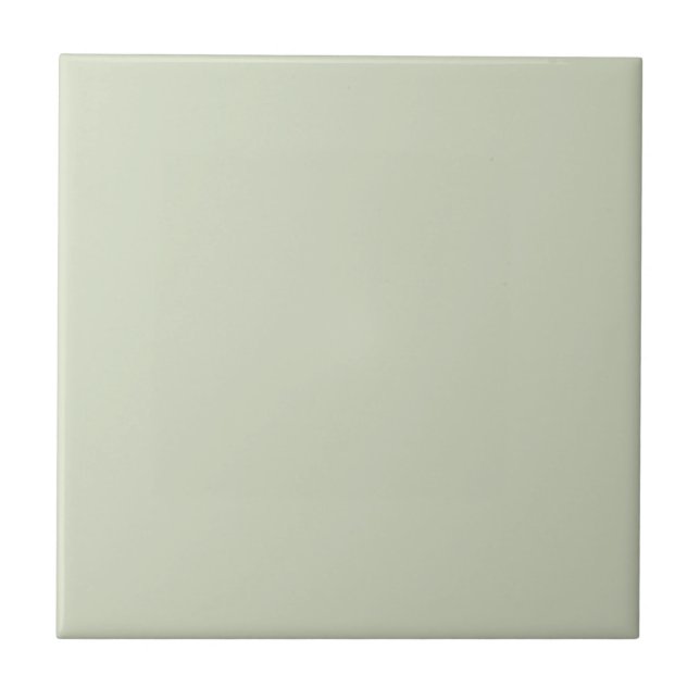 Pale Moss Green Color Tile (Front)