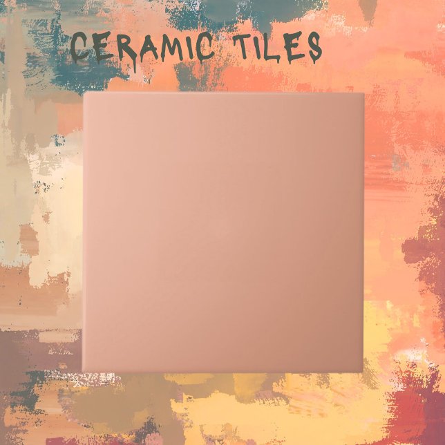 Pale Peach Ceramic Tile (Creator Uploaded)
