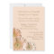 Pale Peach Gerber Daisy Custom Wedding Invitation