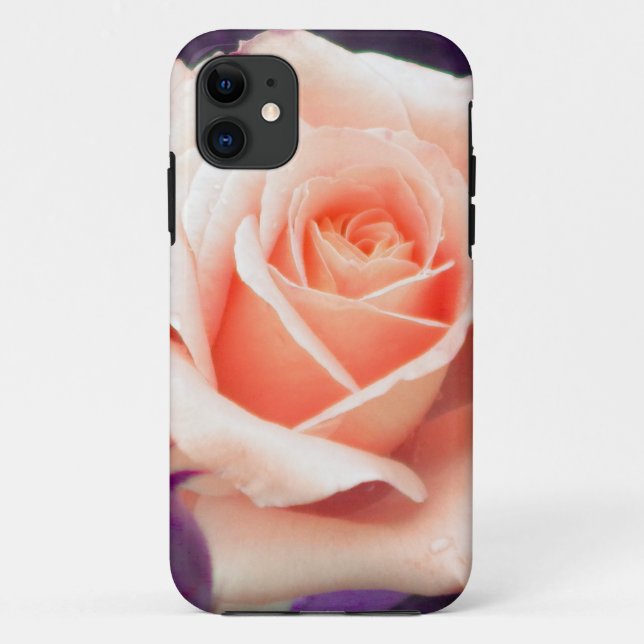 Pale Peach Rose iPhone 5 Case (Back)