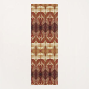 Pale Peachy Ikat 9 Yoga Mat