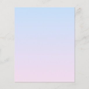 Pale Pink and Blue Gradient Background Flyer