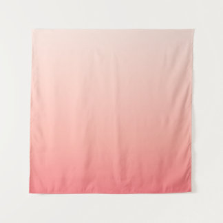 Pale pink and peach gradient tapestry