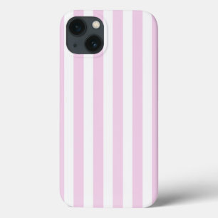 Pale pink and white candy stripes Case-Mate iPhone 13 Case