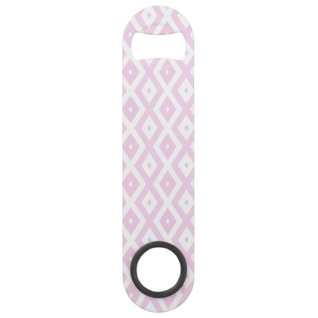 Pale pink and white diamond pattern (Front)