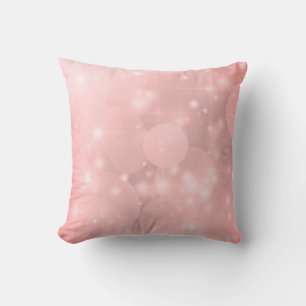 Pale Pink Blush Sparkly design Cushion