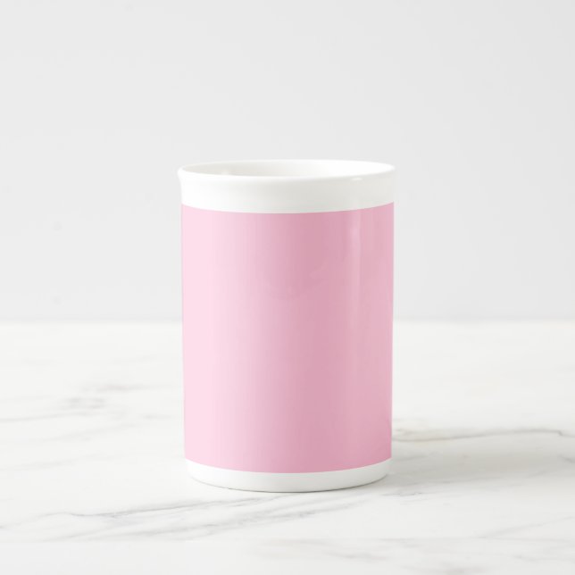 Pale Pink   Bone China Mug (Front)