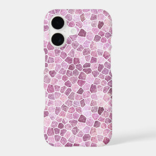 Pale Pink Cobbled Patchwork Terrazo Pattern