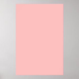 Pale Pink Colour Poster