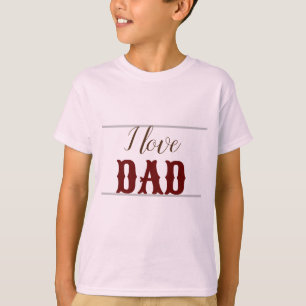 Pale pink Dark red kids boy T-Shirt