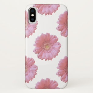 Pale pink gerbera daisy iPhone x case