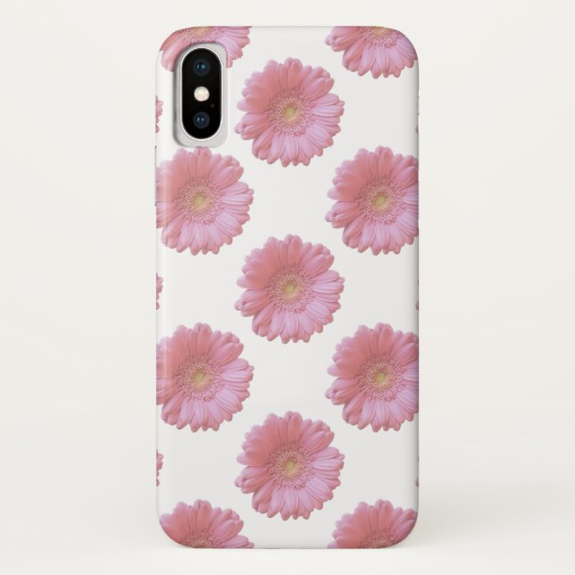 Pale pink gerbera daisy Case-Mate iPhone case (Back)