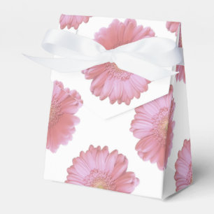 Pale pink gerbera daisy favour box