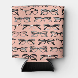 Pale Pink Glasses, Eyeglasses, Eyewear Can Cooler