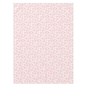 Pale Pink Hearts Tablecloth