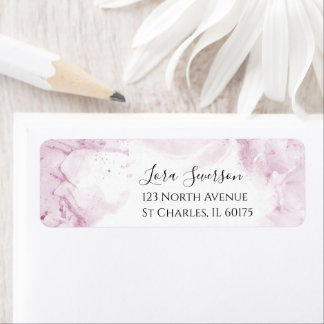 Pale Pink Hydrangea Flowers Watercolor
