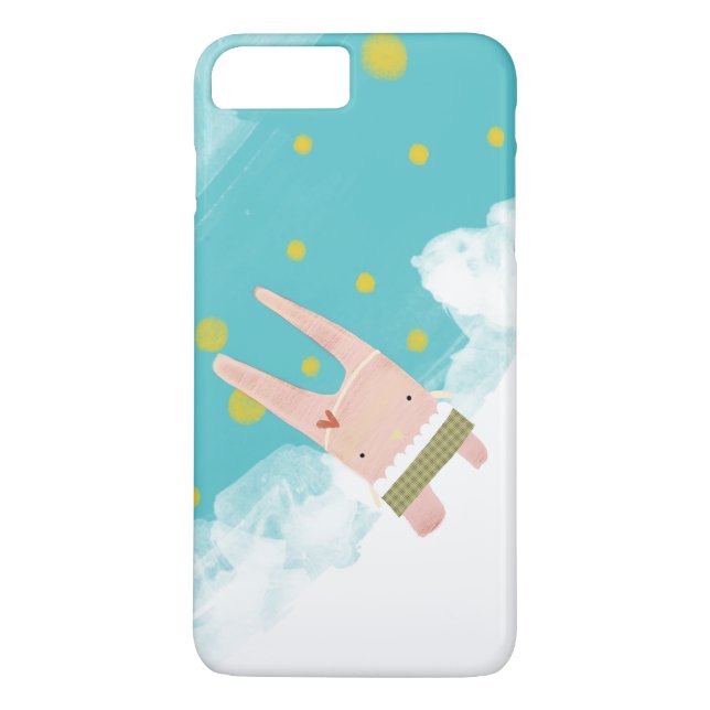 Pale Pink little Rabbit Case-Mate iPhone Case (Back)