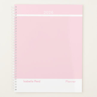 Pale Pink Minimalist Planner