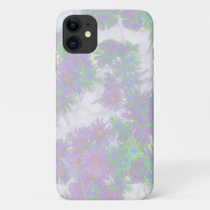 Pale Pink Pastel Wild Flowers  iPhone 11 Case