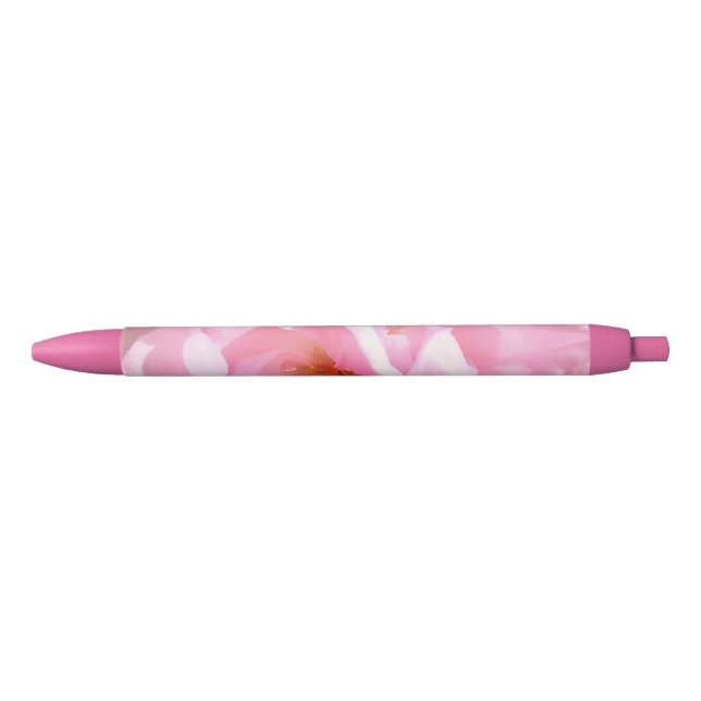 pale pink rose petals black ink pen (Front)